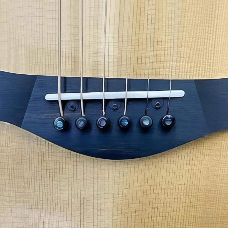 Swhmc 2PCS Ebony End Pins Black, Endpins for Acoustic Guitar Bridge Pins Pegs Guitar Parts Replacement - Image 5